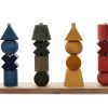 Speelgoed Wooden Story Stapelen | Wooden Story Houten Stapelfiguren Xl, Regenboogkleur