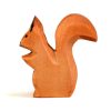 Speelgoed BumbuToys Dieren & Natuur | Bumbutoys Zittende Eekhoorn Van Hout