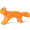 Speelgoed BumbuToys Dieren & Natuur | Bumbutoys Rennende Vos Van Hout