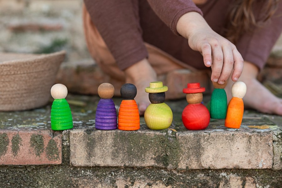 Speelgoed Grapat Ringen, Munten & Poppetjes | Grapat Together Nins