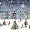 Speelkamer BijdeHansje | Bijdehansje Ansichtkaart Schaatsen