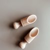 Speelgoed Hofmeister Speelbakken & Toebehoren | Houten Schepjes Sensorisch Spel, 2 Stuks