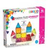 Speelgoed MAGNA TILES Bouwen | Magna Tiles Stardust, 15 Stuks