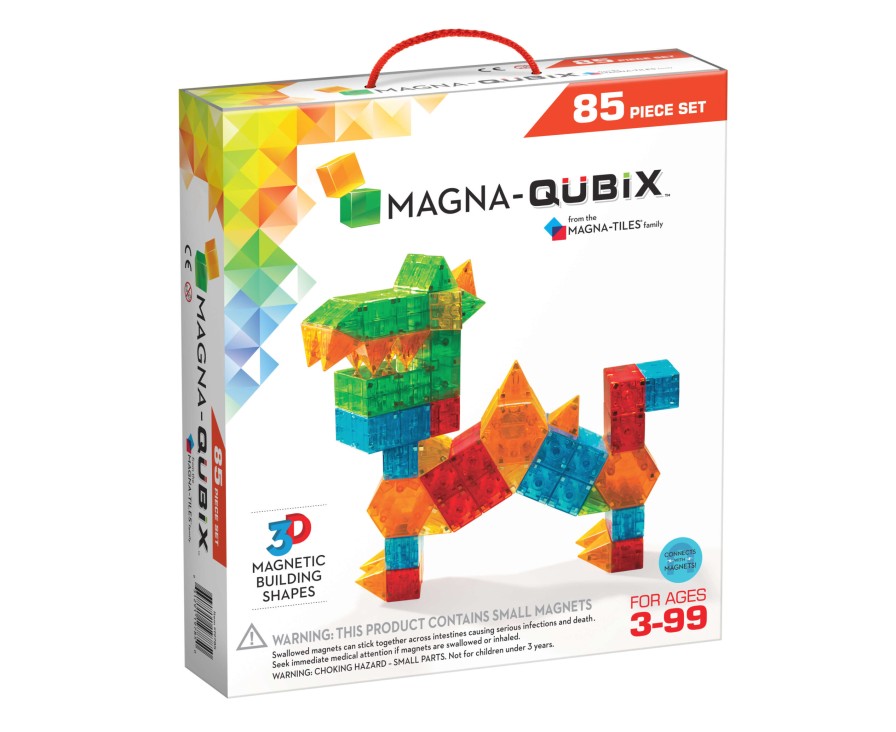 Speelgoed MAGNA TILES Bouwen | Magna Tiles Qubix, 85 Stuks