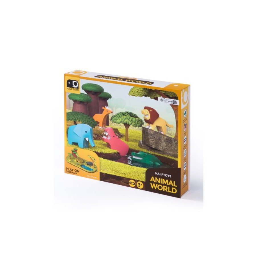 Speelgoed Halftoys Dieren & Natuur | Halftoys World, Savannah Dieren